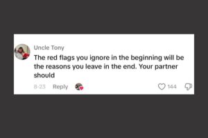 Never ignore the red flags